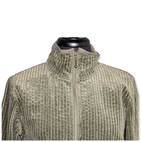 Woolrich Light Olive Zip Front Jacket Size Small - Picture 2 of 16